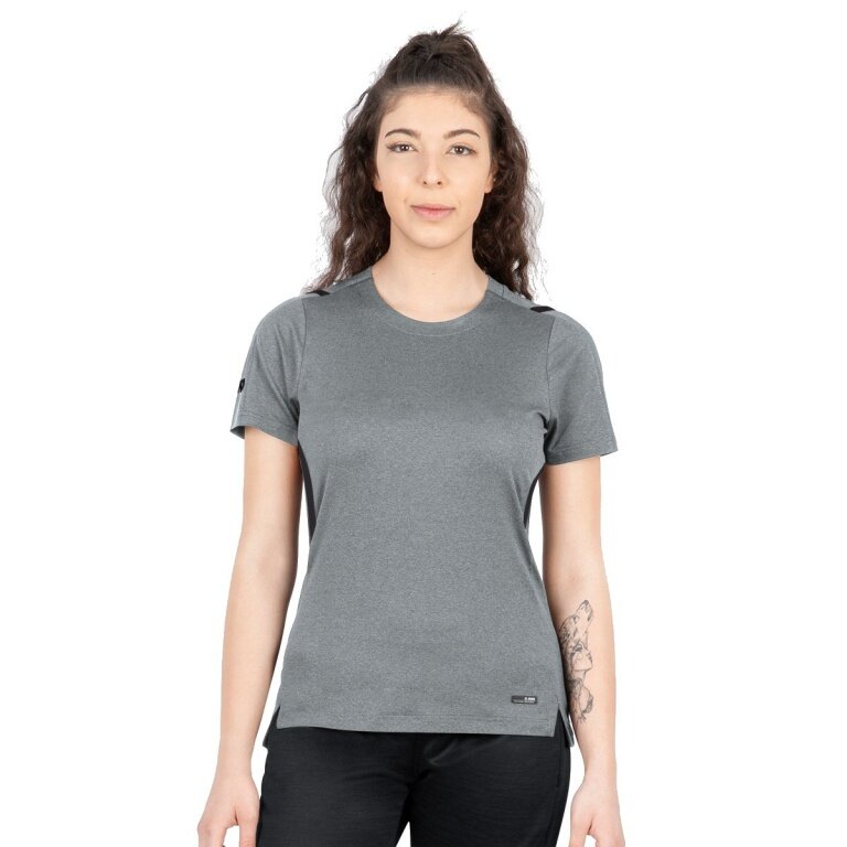 JAKO Sport-Shirt Challenge - Polyester-Stretch-Jersey - dunkelgrau Damen