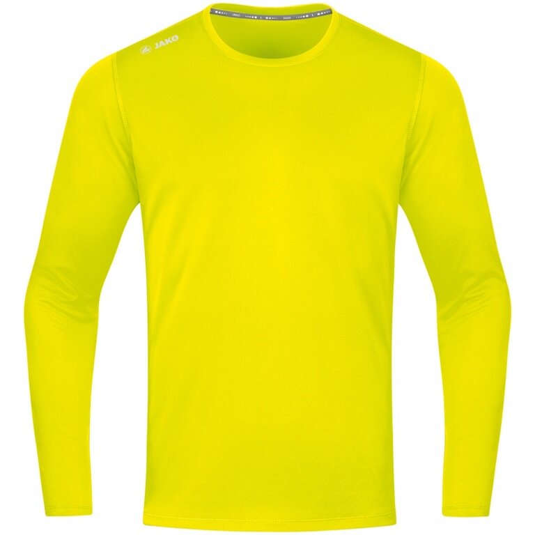 JAKO Sport-Langarmshirt Run 2.0 (100% Polyester, atmungsaktiv) gelb Jungen