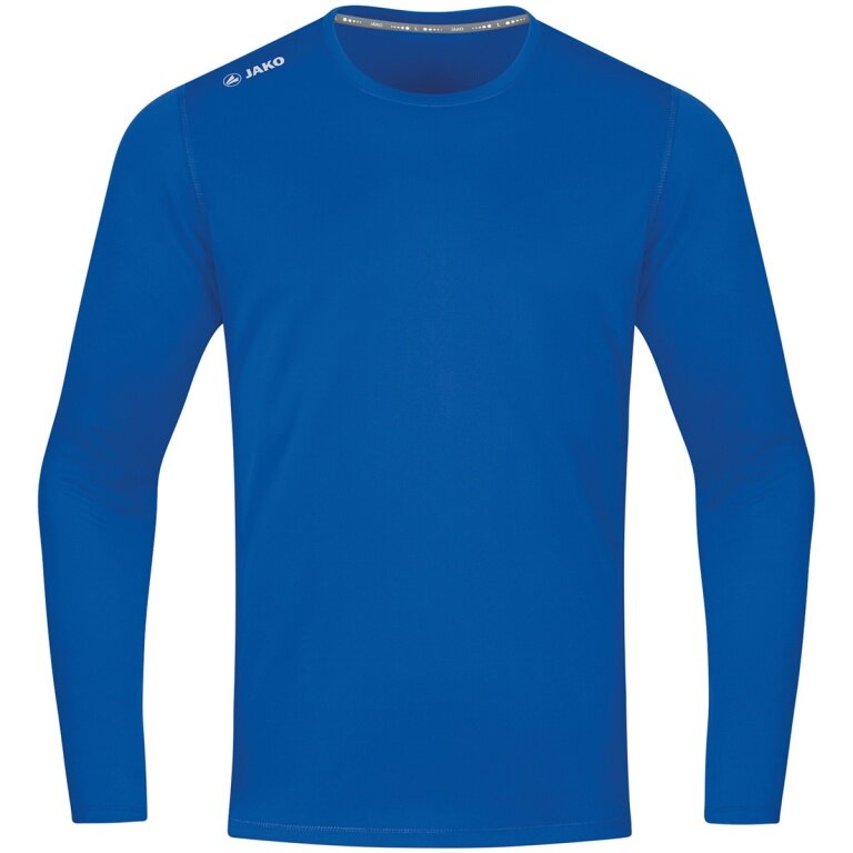 JAKO Sport-Langarmshirt Run 2.0 (100% Polyester, atmungsaktiv) royalblau Herren