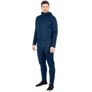 JAKO Freizeitanzug Challenge mit Kapuze (Jacke und Hose, sportiver Schnitt) dunkelblau/royal Herren