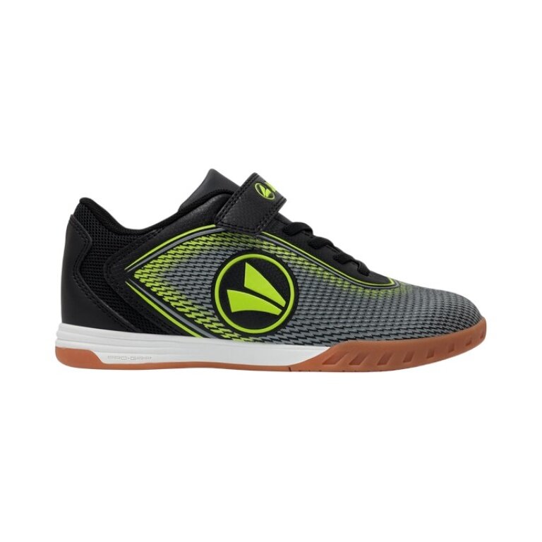 Jako Fussballschuhe J-SI Course EV (Indoor Training/Hallentraining) schwarz/limegrün Jungen