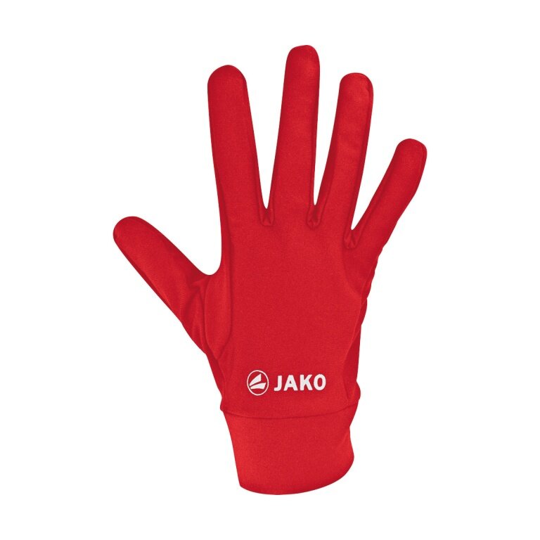 Jako Feldspielerhandschuhe Funktion (flexible Passform, Schnelltrocknend) rot - 1 Paar