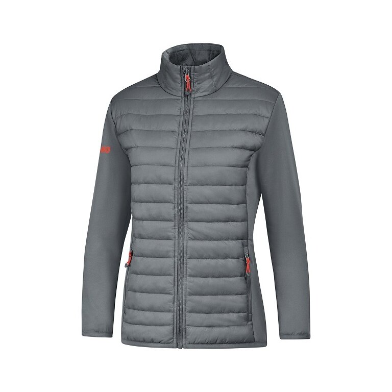 JAKO Übergangsjacke Hybridjacke Premium steingrau Damen