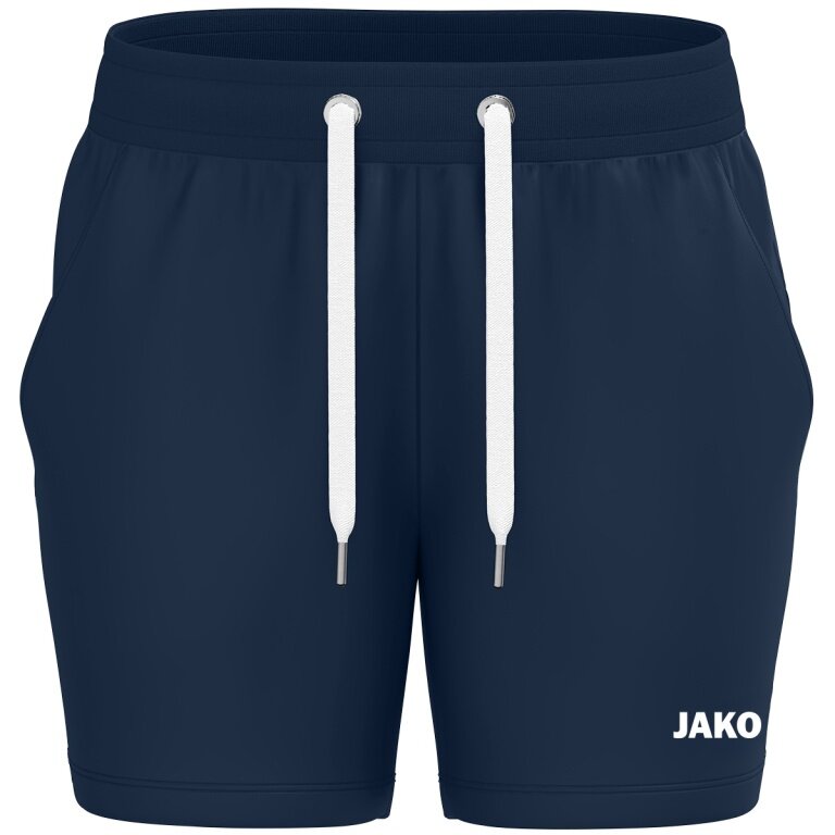JAKO Joggingshort One (Baumwolle-Mischung) kurz marineblau Damen