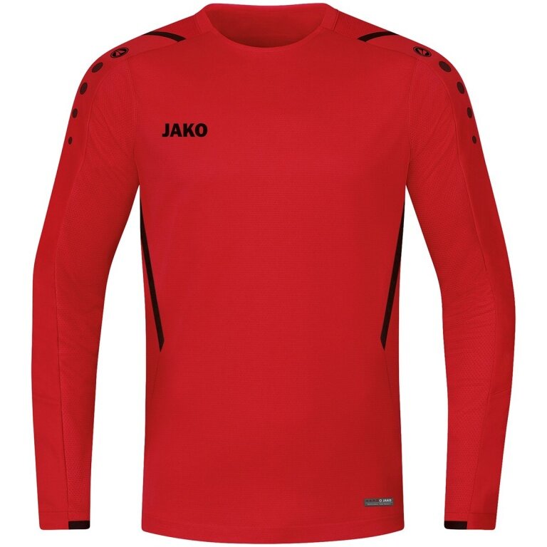 JAKO Langarmshirt (Sweat) Challenge - optimale Bewegungsfreiheit - rot Jungen