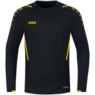 JAKO Langarmshirt (Sweat) Challenge - optimale Bewegungsfreiheit - schwarz/gelb Jungen