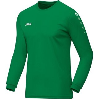 JAKO Sport-Langarmshirt Trikot Team (100% Polyester) grün Kinder