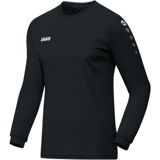 JAKO Sport-Langarmshirt Trikot Team (100% Polyester) schwarz Kinder