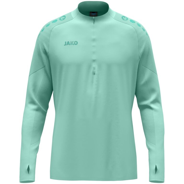 JAKO Langarmshirt Ziptop Light Flow (Keep Dry, maximale Bewegungsfreiheit) mintgrün Herren