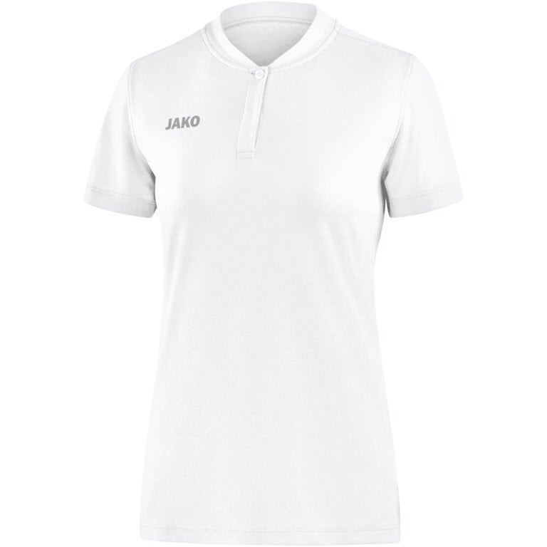 JAKO Sport-Polo Prestige (100% Polyester-Jacquard) weiss Damen