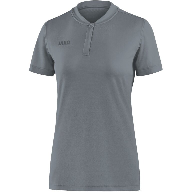 JAKO Sport-Polo Prestige (100% Polyester-Jacquard) dunkelgrau Damen