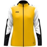 JAKO Polyesterjacke Dynamic (100% rec. Polyester) gelb/weiss/schwarz Damen