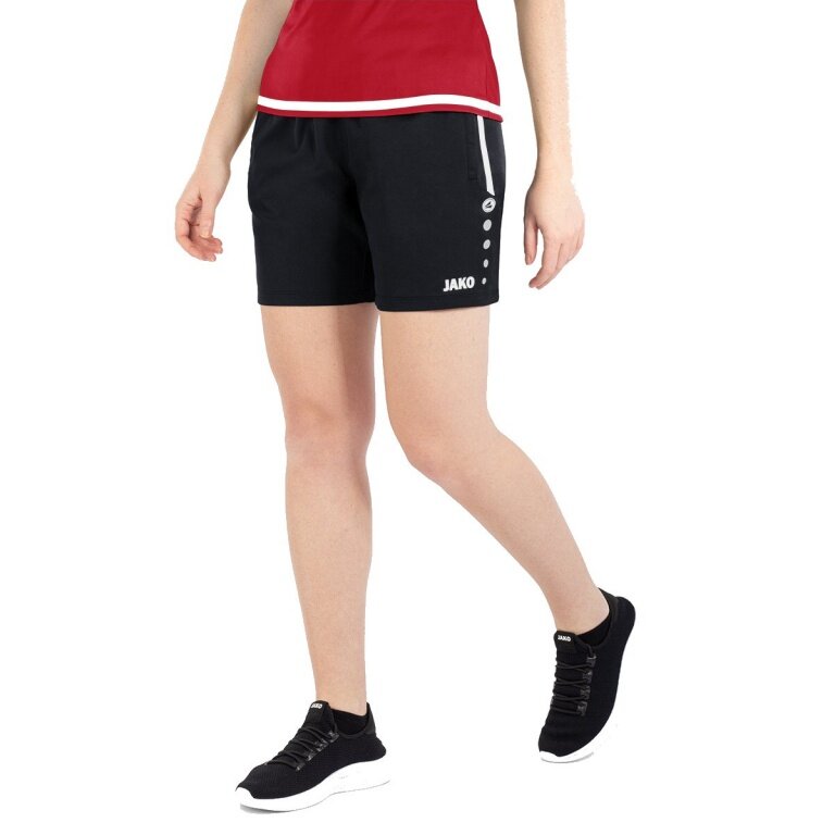JAKO Sporthose Short Competition 2.0 mit Reißverschluss kurz schwarz Damen