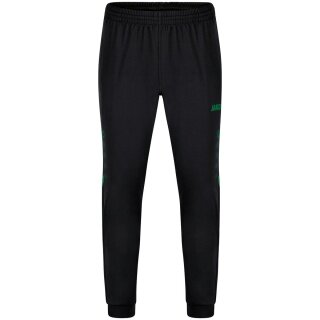 JAKO Trainingshose (Polyesterhose) Challenge (100% Polyester) lang schwarz/grün Jungen