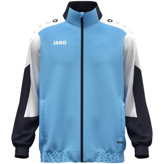 JAKO Trainingsjacke (Webjacke) Dynamic - Stretch-Micro-Twill - himmelblau/weiss/marineblau Herren