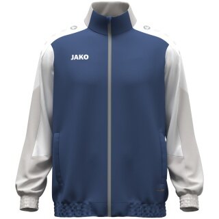 JAKO Trainingsjacke (Webjacke) Dynamic - Stretch-Micro-Twill - nachtblau/weiss/hellgrau Herren