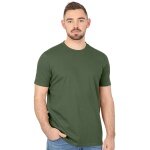 JAKO Freizeit Tshirt Organic (Bio-Baumwolle) olivgrün Herren