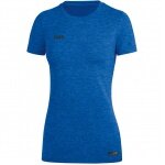 JAKO Sport/Freizeit Shirt Premium Basics (Polyester-Stretch-Jersey) blau meliert Damen