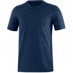 JAKO Sport/Freizeit Tshirt Premium Basics (Polyester-Stretch-Jersey) dunkelblau meliert Herren