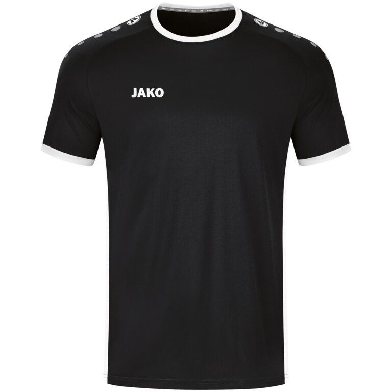 JAKO Sport-Tshirt Trikot Primera Kurzarm (schlichtes Design, Polyester-Interlock) schwarz Kinder