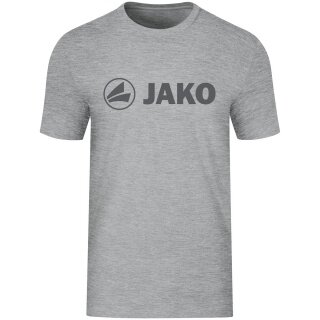 JAKO Freizeit-Tshirt Promo (Bio-Baumwolle) hellgrau meliert Jungen