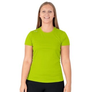 JAKO Lauf-Tshirt Run 2.0 (Polyester-Micro-Mesh, atmungsaktiv) neongrün Damen