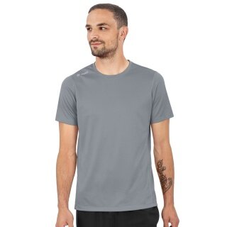 JAKO Lauf-Tshirt Run 2.0 (Polyester-Micro-Mesh) steingrau Herren