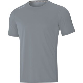 JAKO Lauf-Tshirt Run 2.0 (Polyester-Micro-Mesh, atmungsaktiv) steingrau Jungen