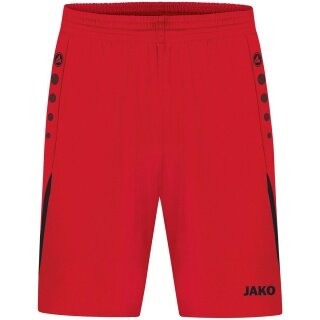 JAKO Sporthose Short Challenge (Polyester-Interlock, ohne Innenslip) kurz rot Jungen
