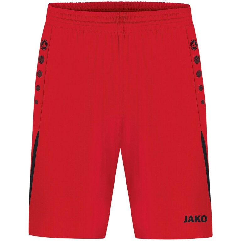 JAKO Sporthose Short Challenge (Polyester-Interlock, ohne Innenslip) kurz rot Jungen