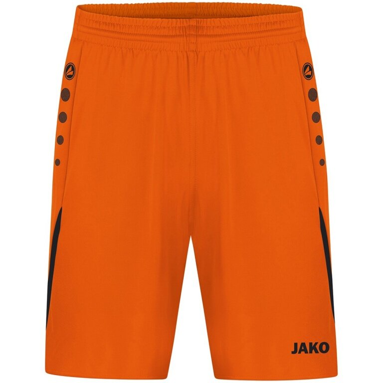 JAKO Sporthose Short Challenge (Polyester-Interlock, ohne Innenslip) kurz orange Jungen