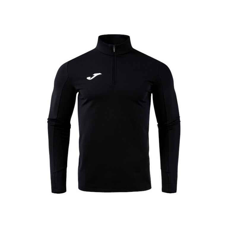 Joma Lauf-Langarmshirt Combi Pro (Sweatshirt, Half-Zip) schwarz Herren