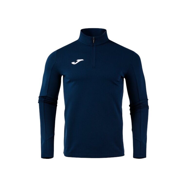 Joma Lauf-Langarmshirt Combi Pro (Sweatshirt, Half-Zip) navyblau Herren