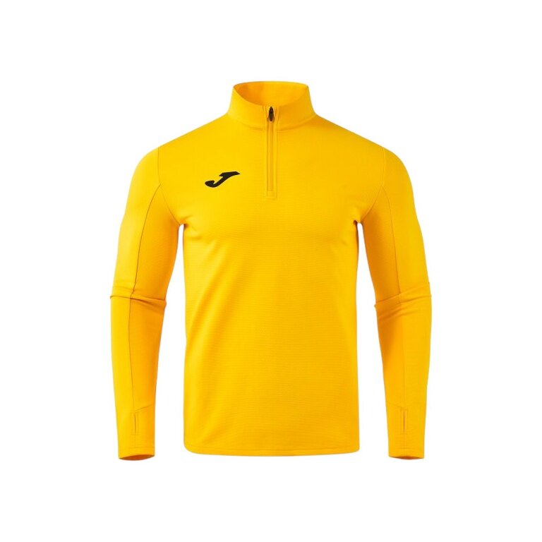 Joma Lauf-Langarmshirt Combi Pro (Sweatshirt, Half-Zip) gelb Herren