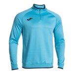 Joma Pullover Combi Premium Sweatshirt (Half-Zip, Stehkragen) blau/navyblau Herren