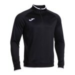 Joma Pullover Combi Premium Sweatshirt (Half-Zip, Stehkragen) schwarz/weiss Herren