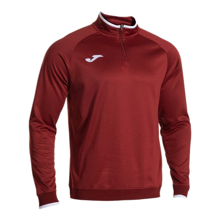 Joma Pullover Combi Premium Sweatshirt (Half-Zip, Stehkragen) weinrot Herren