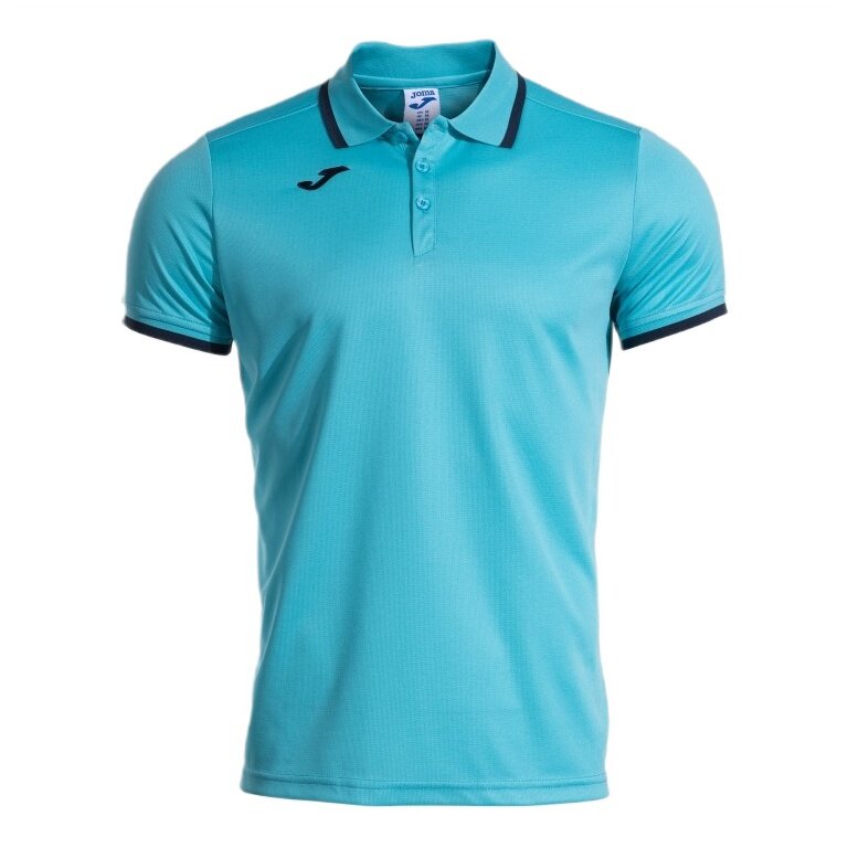 Joma Sport-Polo Combi Premium (komfortable Passform, atmungsaktiv) türkisblau Herren