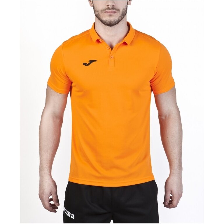 Joma Sport-Polo Hobby (angenehmes Tragegefühl) neonorange Herren