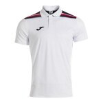 Joma Sport-Polo Toledo II (elastisch und leicht Material) weiss Herren
