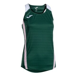 Joma Sport-Tank Top Montreal (100% Polyester) dunkelgrün/rosa Damen