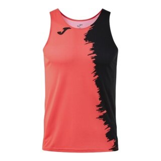 Joma Sport-Tank Top Picacho City (leicht, elastisch Material) coralrot/schwarz Herren