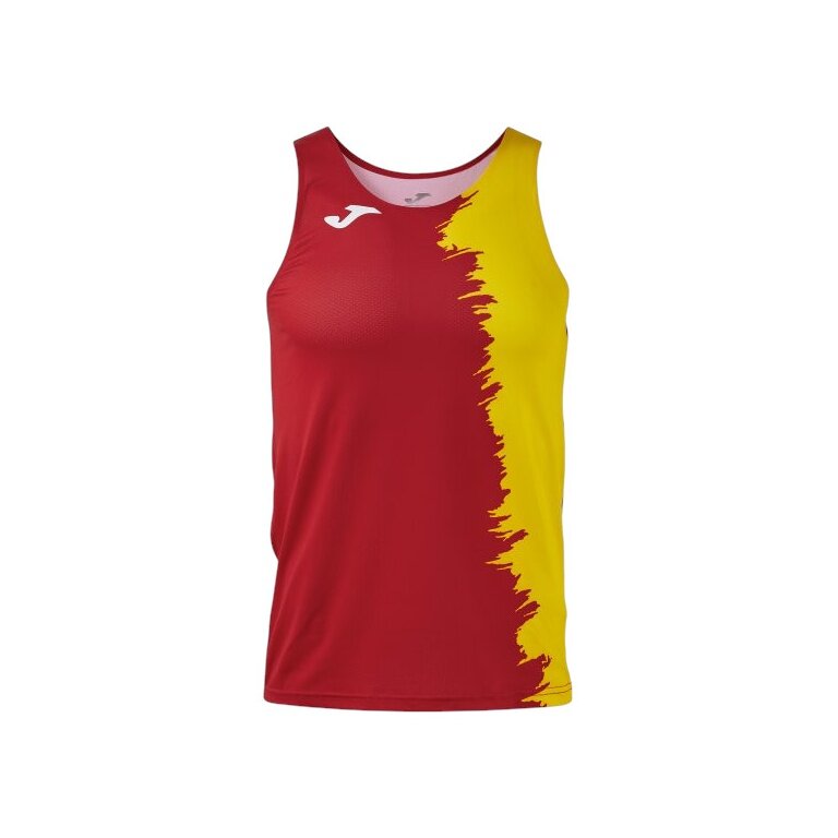 Joma Sport-Tank Top Picacho City (leicht, elastisch Material) rot/gelb Herren