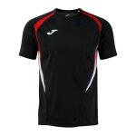 Joma Sport-Tshirt Championship 20 (hoher Tragekomfort, rec. Polyester) schwarz/rot Herren