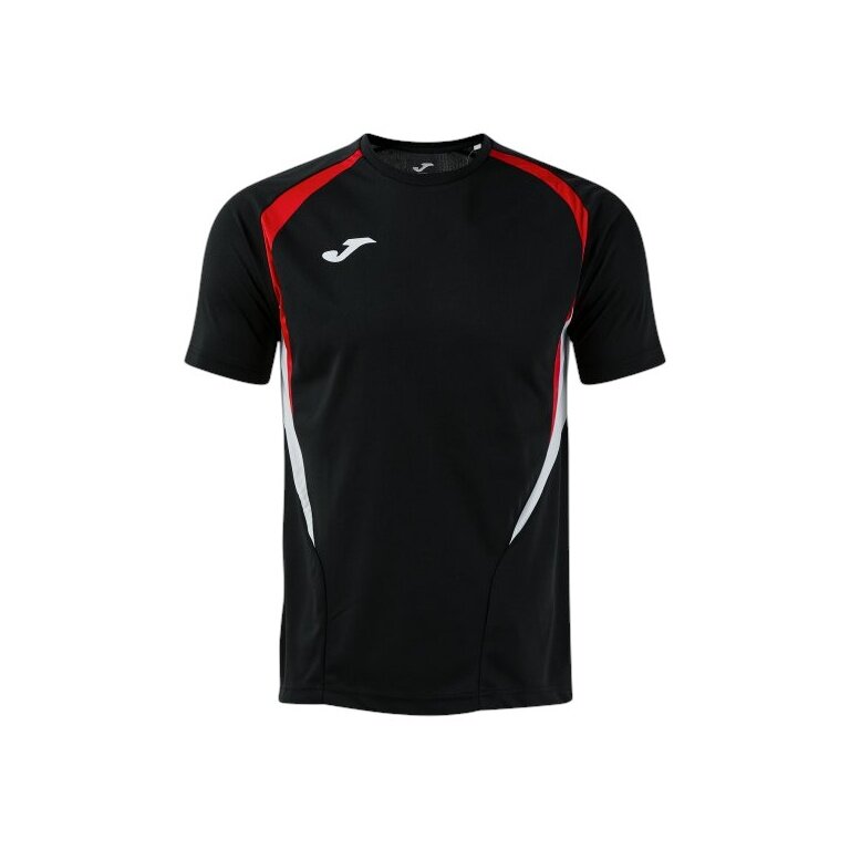 Joma Sport-Tshirt Championship 20 (hoher Tragekomfort, rec. Polyester) schwarz/rot Herren