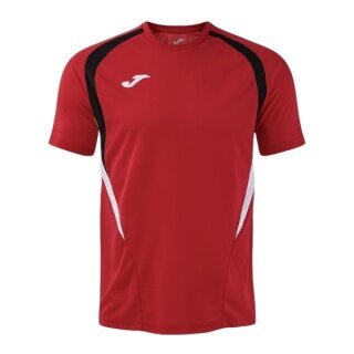 Joma Sport-Tshirt Championship 20 (hoher Tragekomfort, rec. Polyester) rot/schwarz Herren