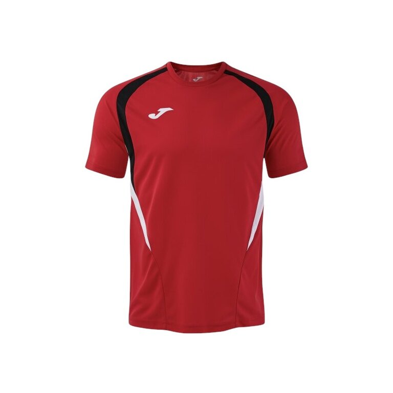 Joma Sport-Tshirt Championship 20 (hoher Tragekomfort, rec. Polyester) rot/schwarz Herren
