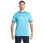 Joma Sport-Tshirt Combi Premium (100% Polyester, atmungsaktiv) türkisblau Herren