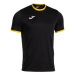 Joma Sport-Tshirt Combi Premium (100% Polyester, atmungsaktiv) schwarz/gelb Herren