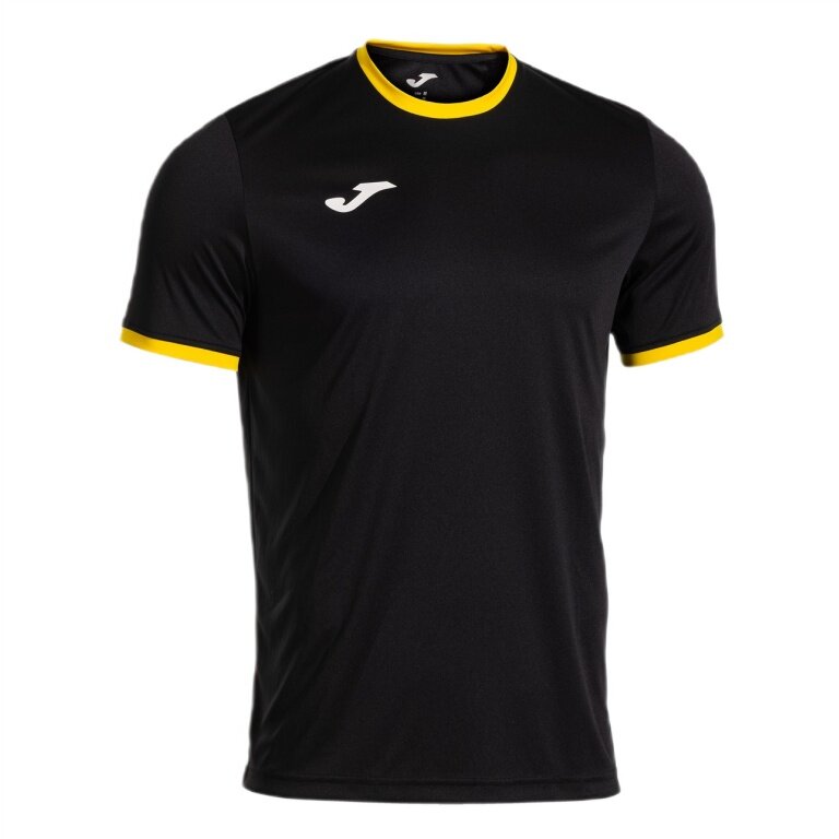 Joma Sport-Tshirt Combi Premium (100% Polyester, atmungsaktiv) schwarz/gelb Herren
